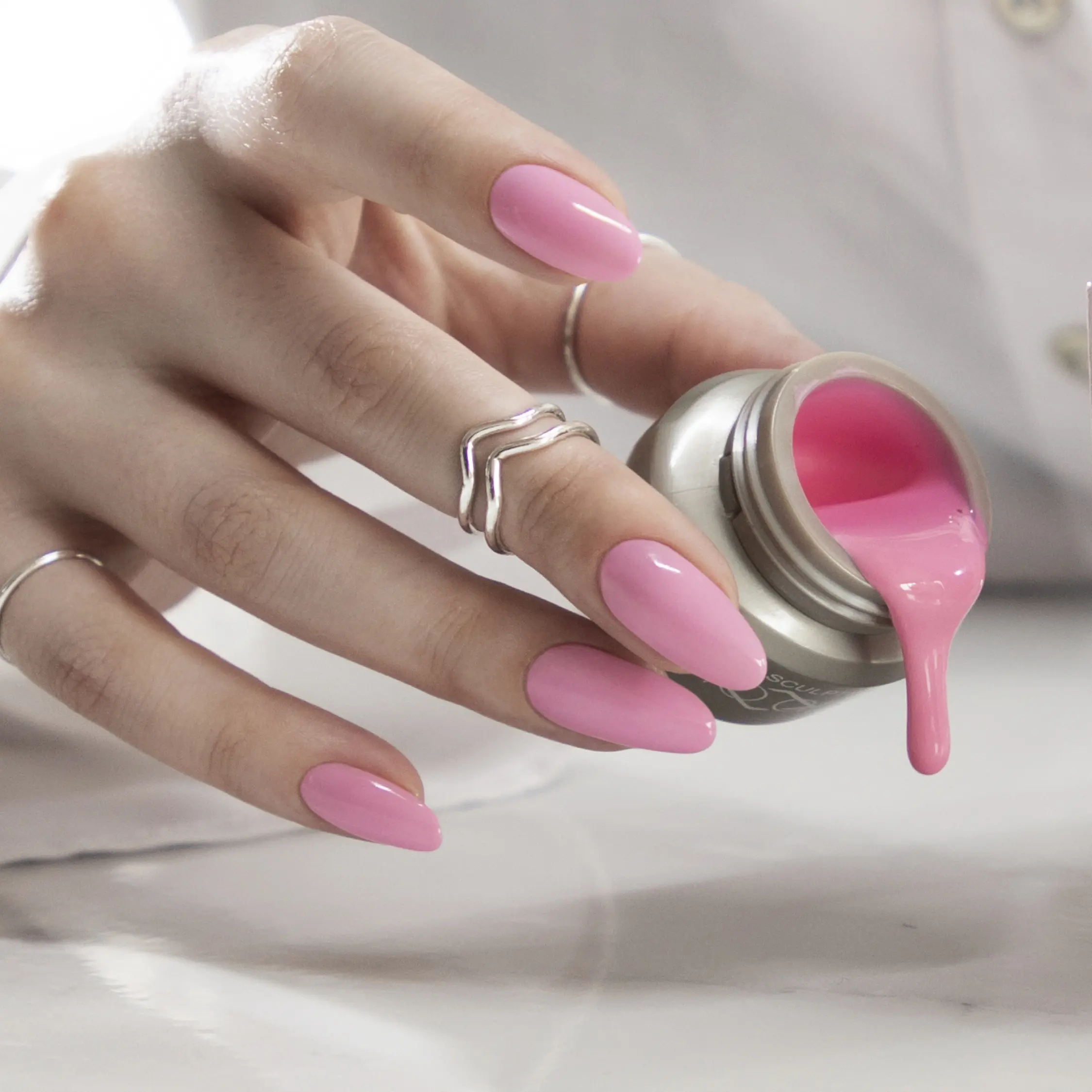 Flower in Flight Nail Polish Detail