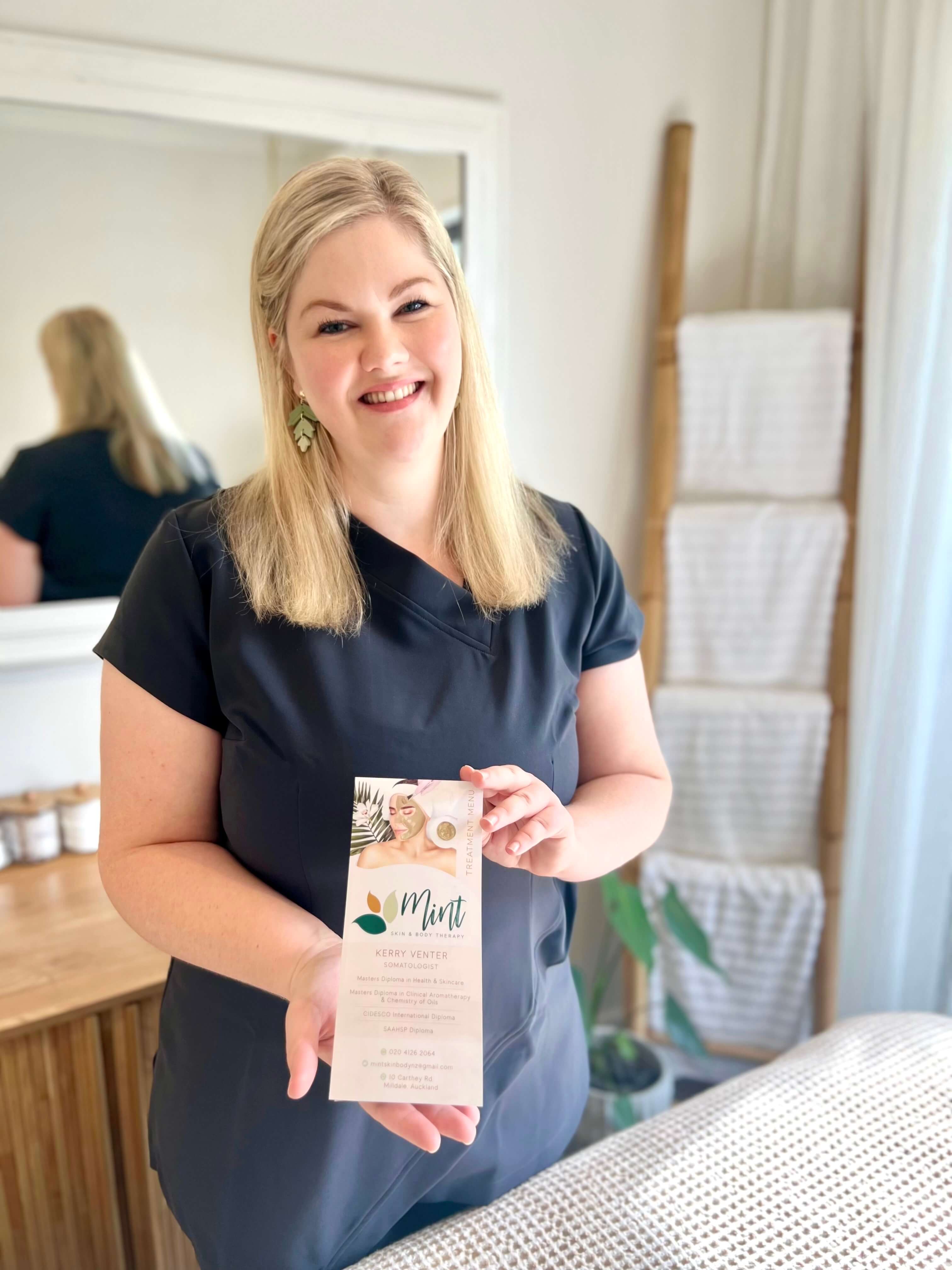 Kerry at Mint Skin & Body Therapy